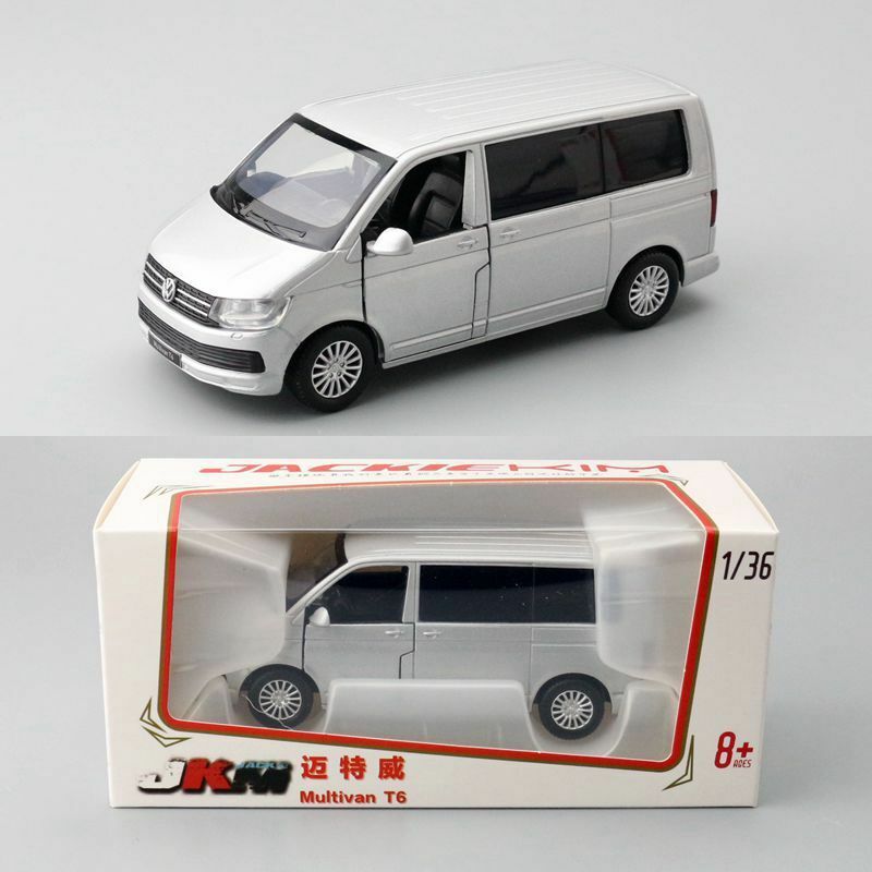 JKM 1/36 Volkswagen Multivan T6  Mpv Modern Car Model