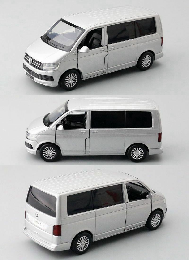 JKM 1/36 Volkswagen Multivan T6  Mpv Modern Car Model