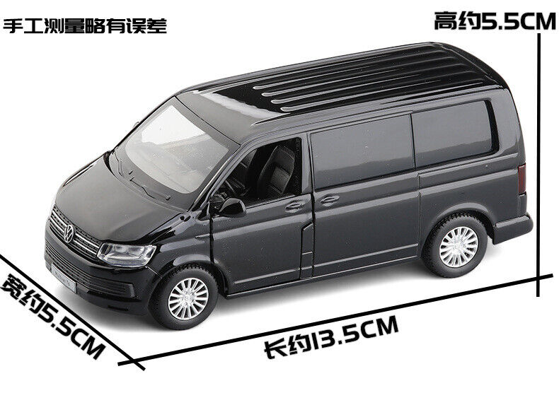 JKM 1/36 Volkswagen Multivan T6  Mpv Modern Car Model